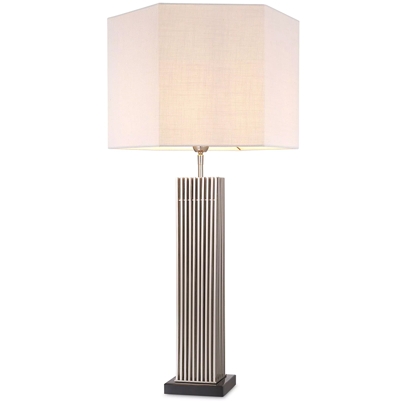   Eichholtz Table Lamp Viggo Nickel     Nero  -- | Loft Concept 