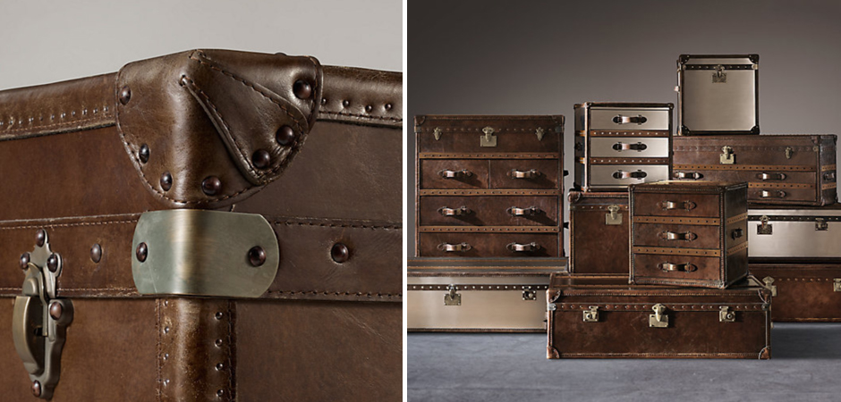 Mayfair Steamer Trunk Low Chest - фото №1