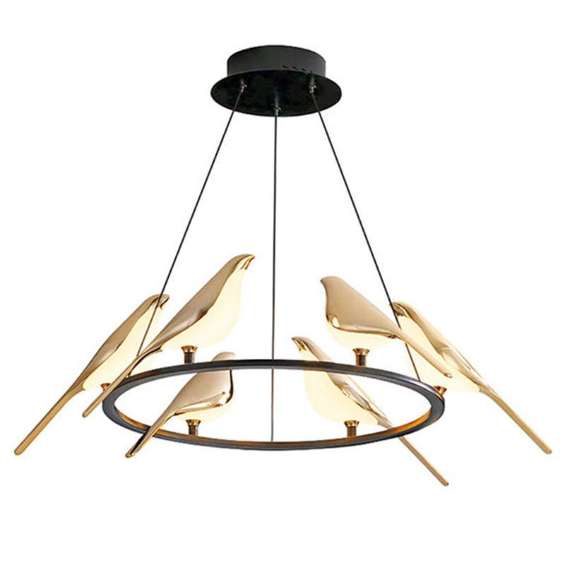      NOMI Chandelier Six birds Round     -- | Loft Concept 
