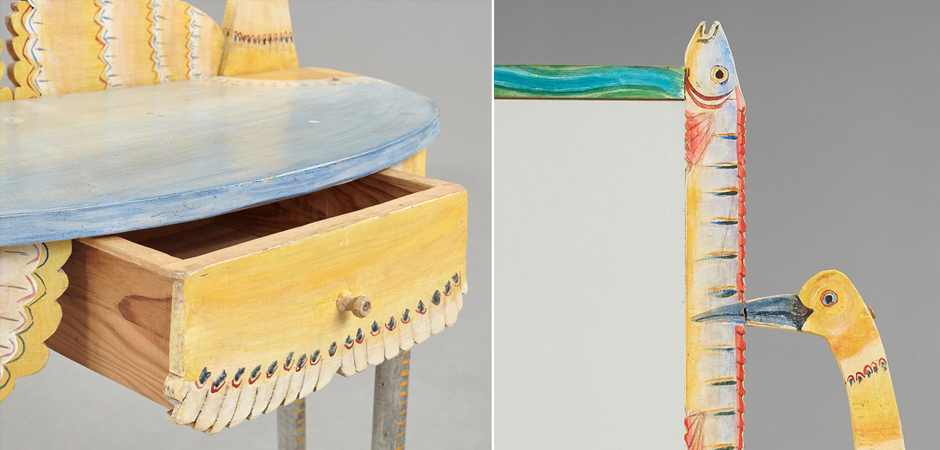 Туалетный Столик Painted Wood Dressing Table - Loft-Concept в Ростове-на-Дону