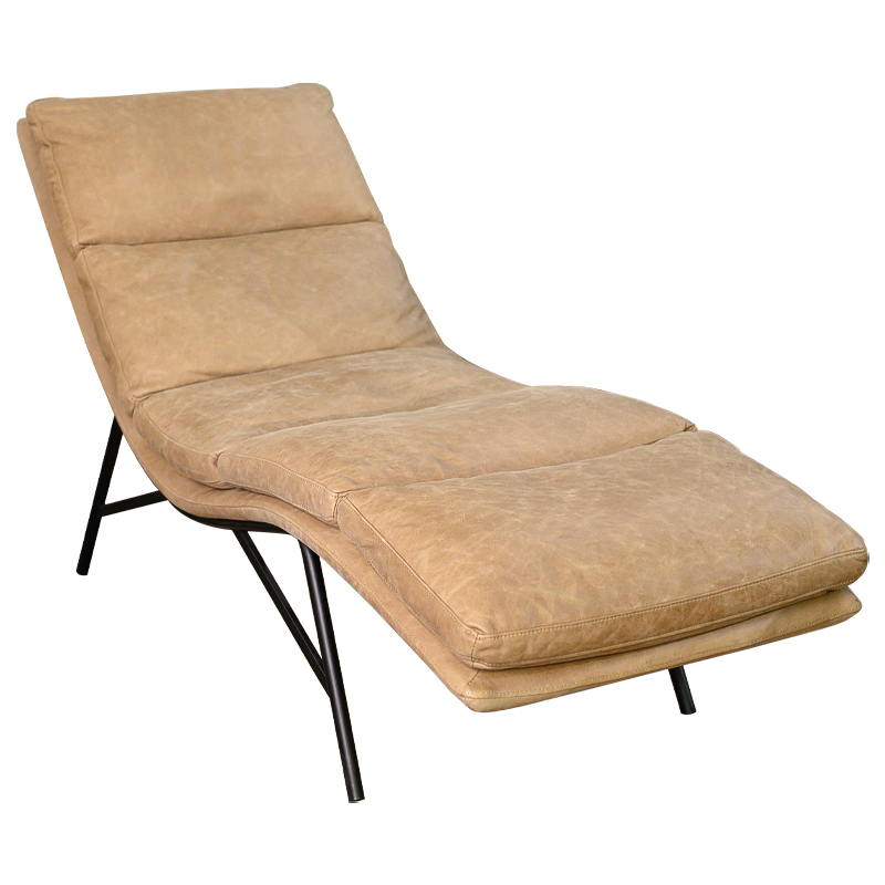  Aimeric Leather Chaise Longue    -- | Loft Concept 
