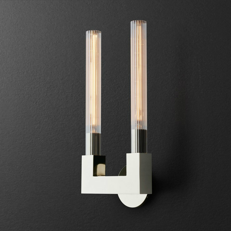  RH CANNELLE wall lamp DOUBLE Sconces Chrome     -- | Loft Concept 