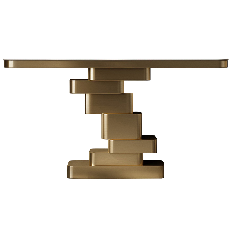  Maja Marble Metal Console Table Brass     -- | Loft Concept 