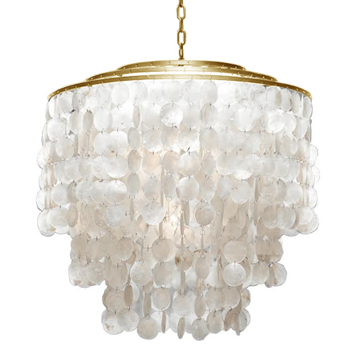 Люстра SHELL Chandelier 65 Золото Белый Золотой Люстра SHELL Chandelier 65 Золото Белый Золотой в Ростове-на-Дону | Loft Concept