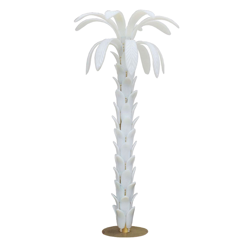          Murano Glass Palm-Shaped Floor Lamp ivory (   )   -- | Loft Concept 