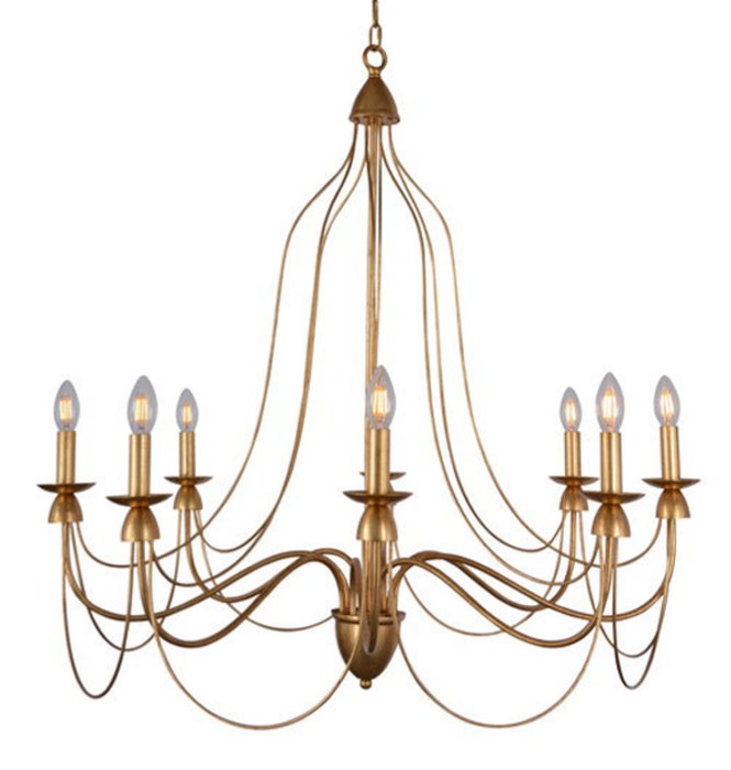  Wrought Iron Chandelier   -- | Loft Concept 