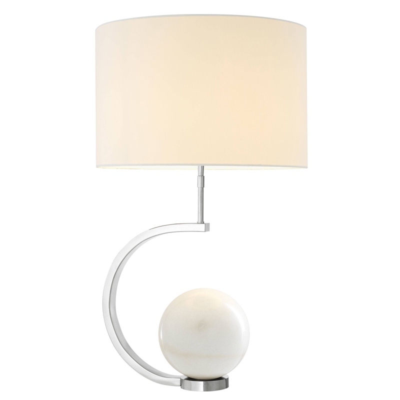   Eichholtz Table Lamp Luigi white marble     Bianco  -- | Loft Concept 