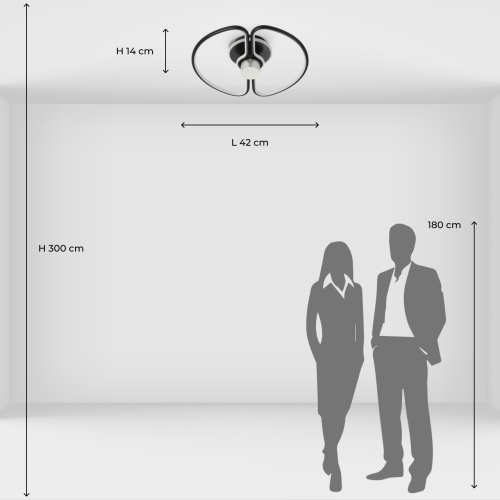 Потолочный светильник черного цвета круглой формы Luke Lampco Tracer Lamp в Ростове-на-Дону