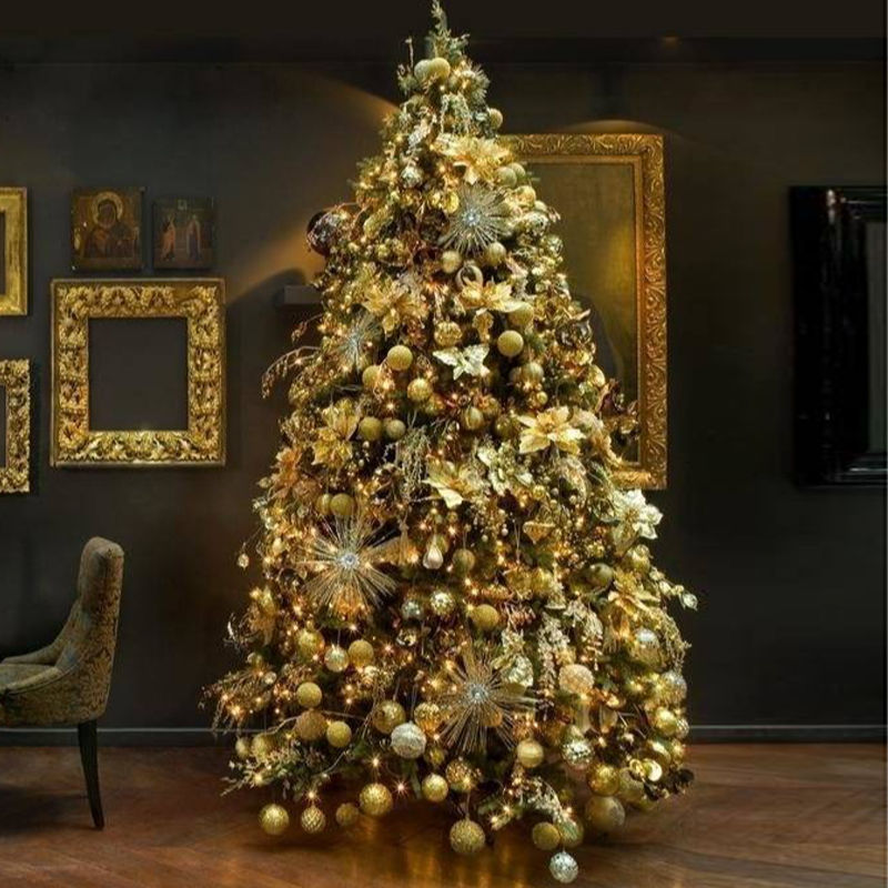        Christmas Tree Golden Stars    -- | Loft Concept 
