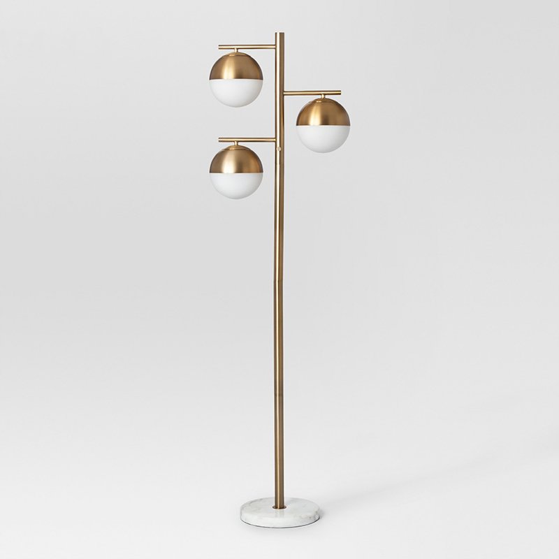  Geneva Glass Floor Lamp Triple     -- | Loft Concept 