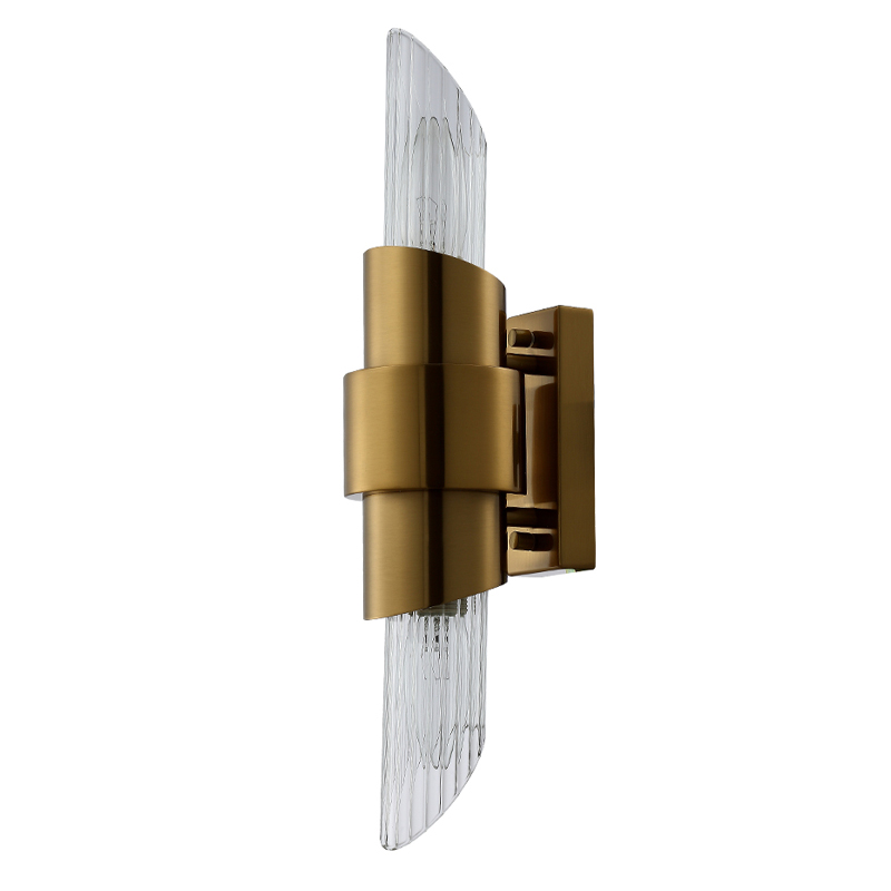Бра с прозрачным плафоном цилиндрической формы Luxxu Modern Design Бронза Хром Прозрачное Стекло Бра с прозрачным плафоном цилиндрической формы Luxxu Modern Design Бронза Хром Прозрачное Стекло в Ростове-на-Дону | Loft Concept