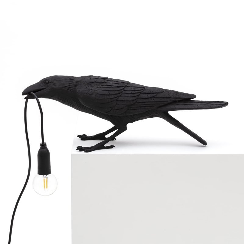   Seletti Bird Lamp Black  Playing   -- | Loft Concept 