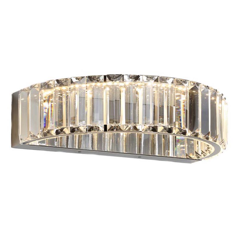  Crystal Shine Linda Chrome Wall Lamp A   (Transparent)  -- | Loft Concept 