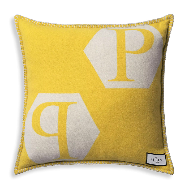  Philipp Plein Cushion Cashmere Yellow    -- | Loft Concept 