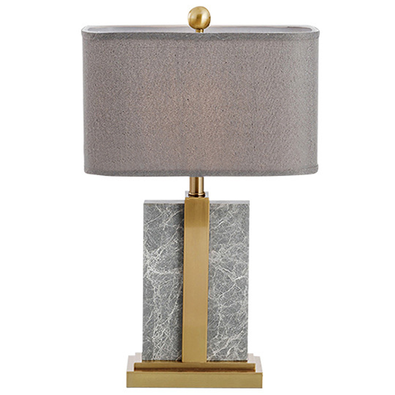   Marble Brass Grey Table Lamp    -- | Loft Concept 