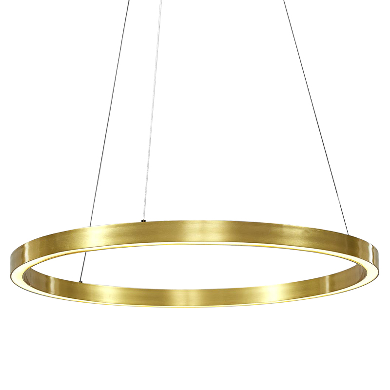  Ring Gold Horizontal Chandelier   -- | Loft Concept 