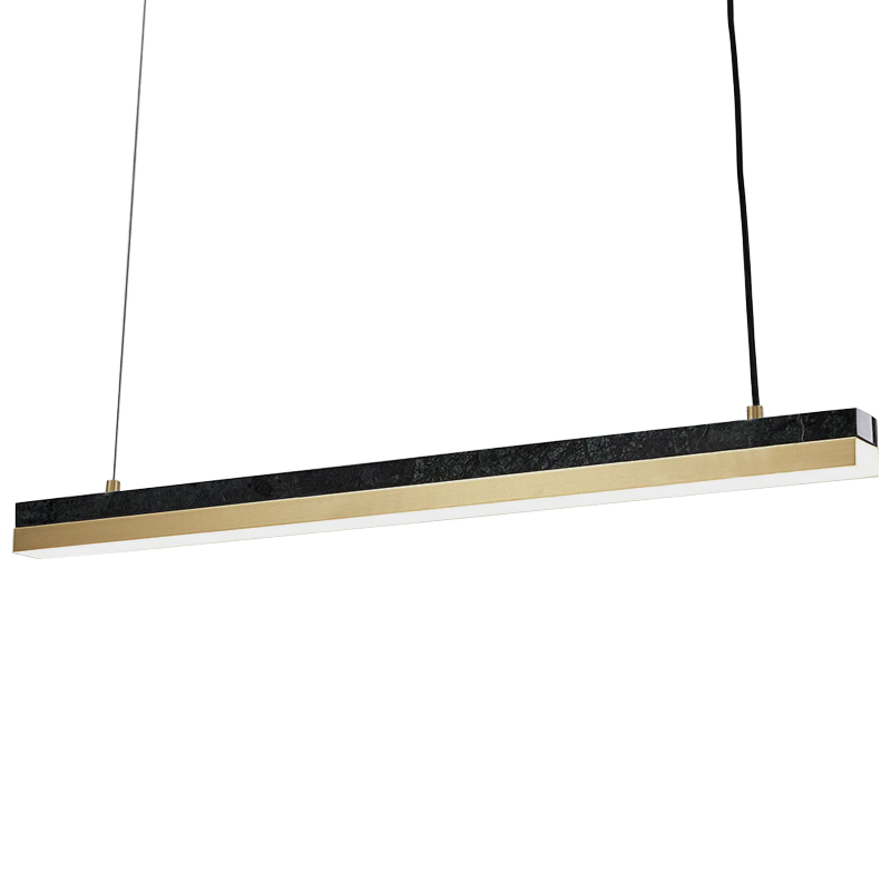    Dominik Marble Linear Hanging Lamp   Nero   -- | Loft Concept 
