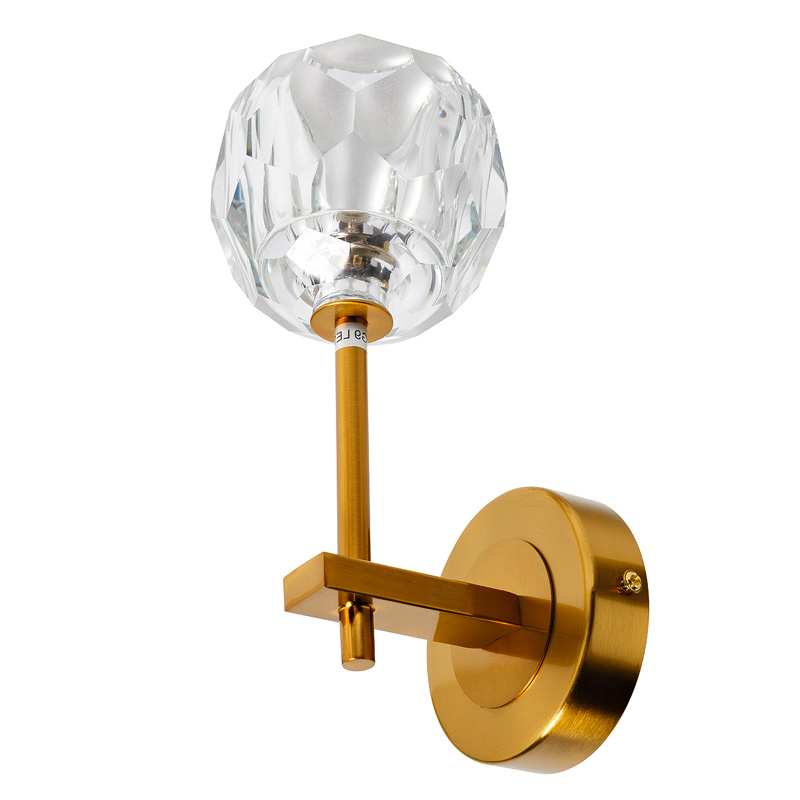  RH Boule de Cristal Single Wall Lamp Gold    -- | Loft Concept 