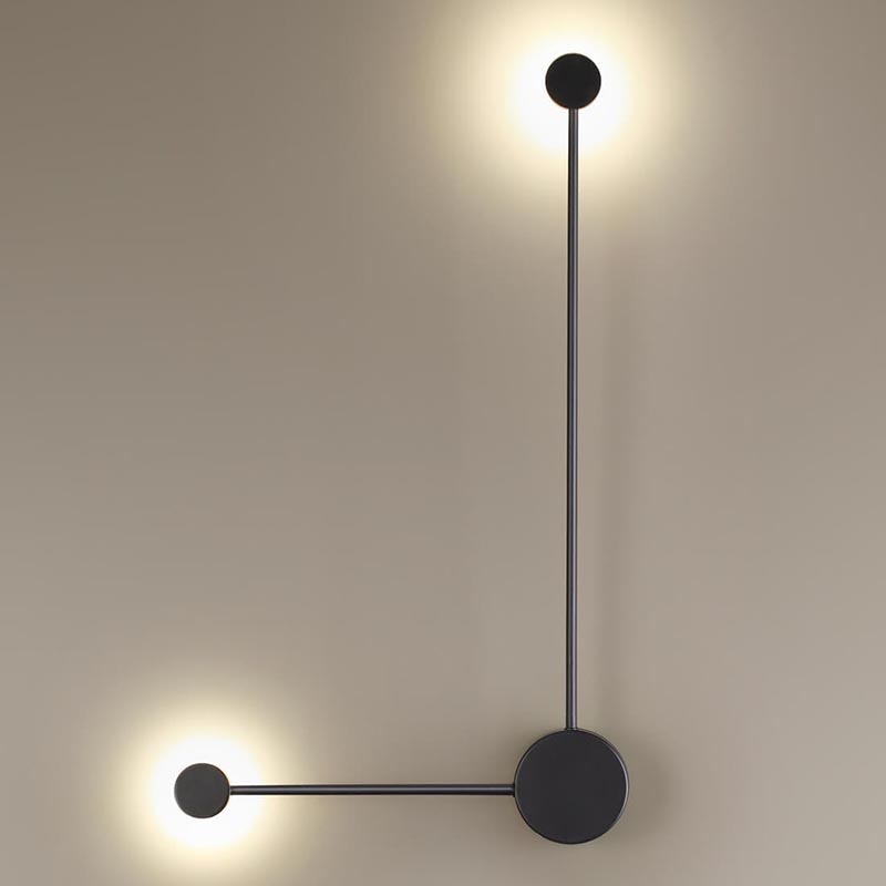 Бра Pin Wall Light Black Angle Черный в Ростове-на-Дону | Loft Concept 