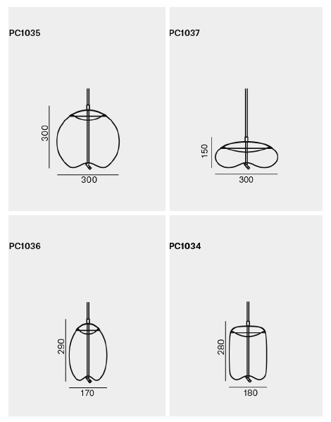 Подвесной светильник KNOT Small Amber glass в Ростове-на-Дону