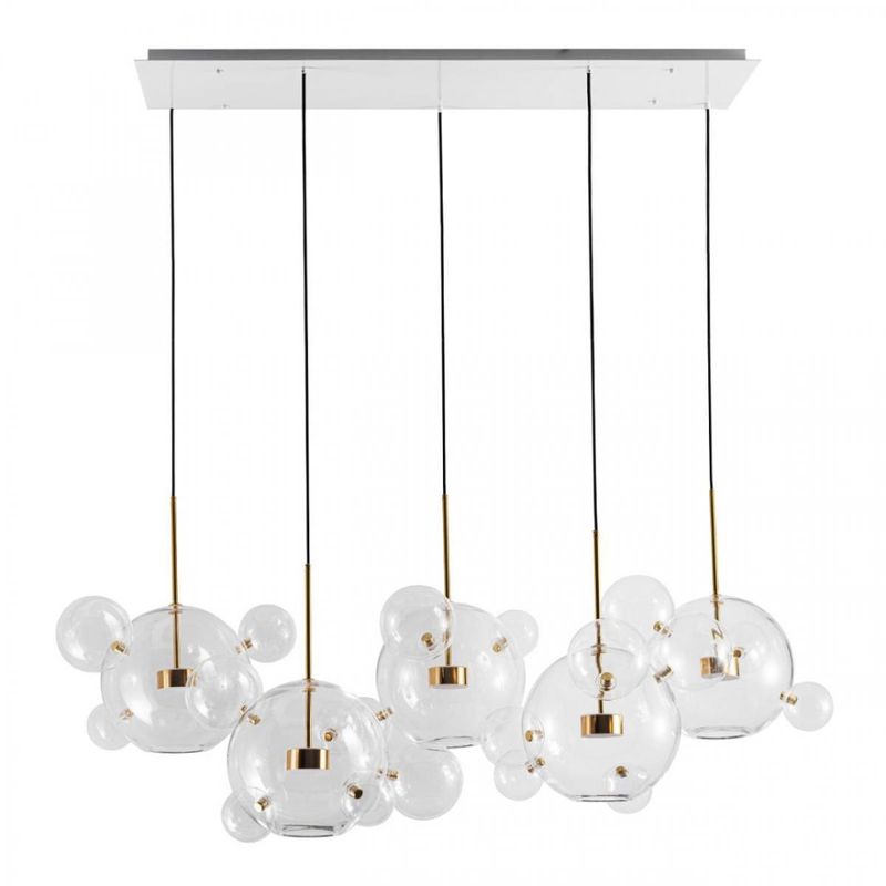    Giopato & Coombes Bubble Chandelier Linear Circle 5       -- | Loft Concept 