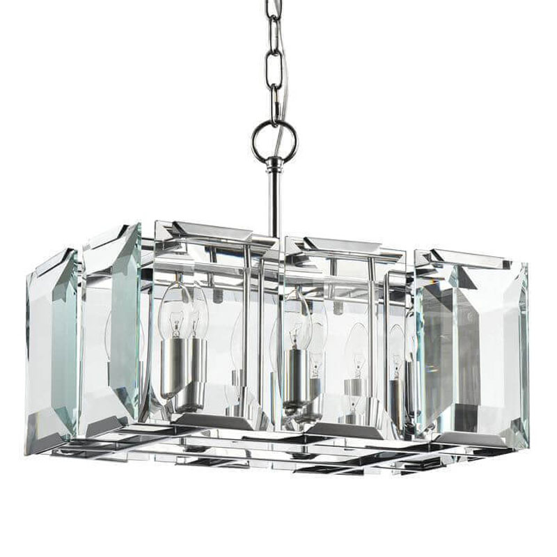  Harlow Crystal Square Chandelier chrome 6   -- | Loft Concept 