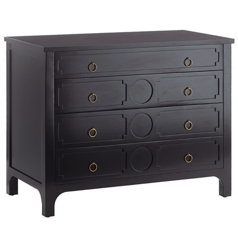   4-  Lawrence chest of drawers Black    -- | Loft Concept 