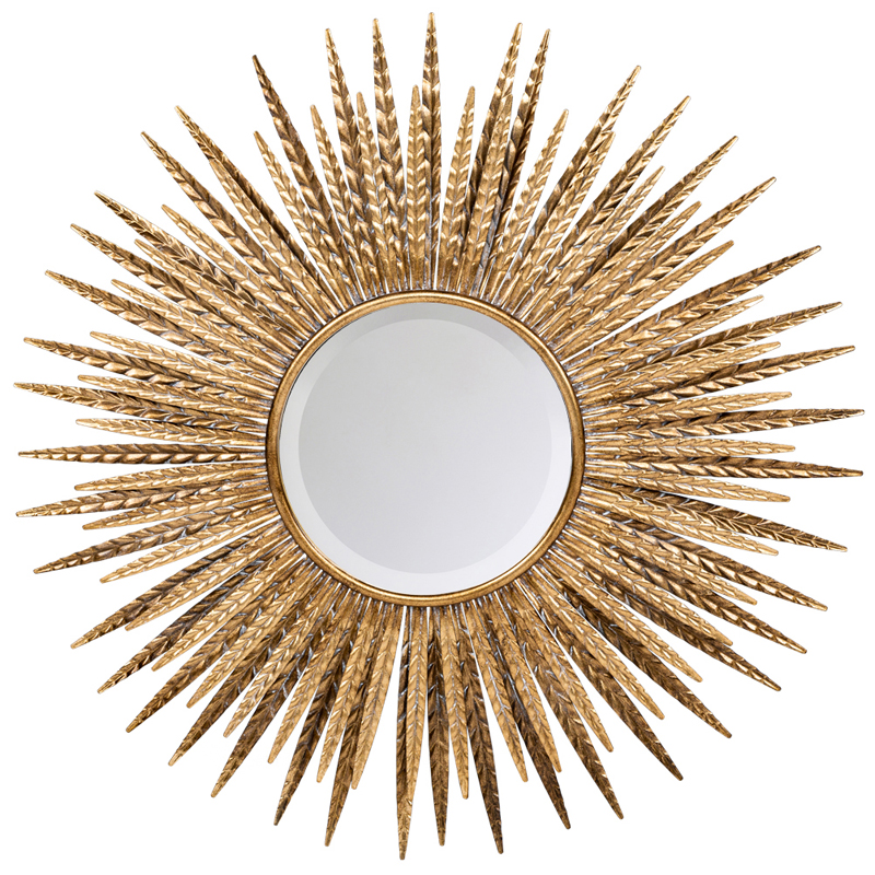  Feathers Sun Mirror   -- | Loft Concept 