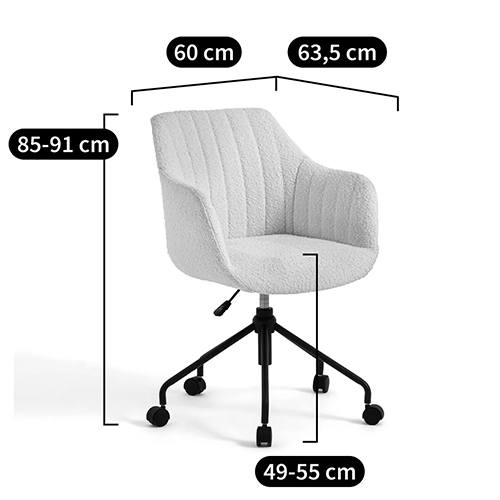      Boucle Office Chair  --