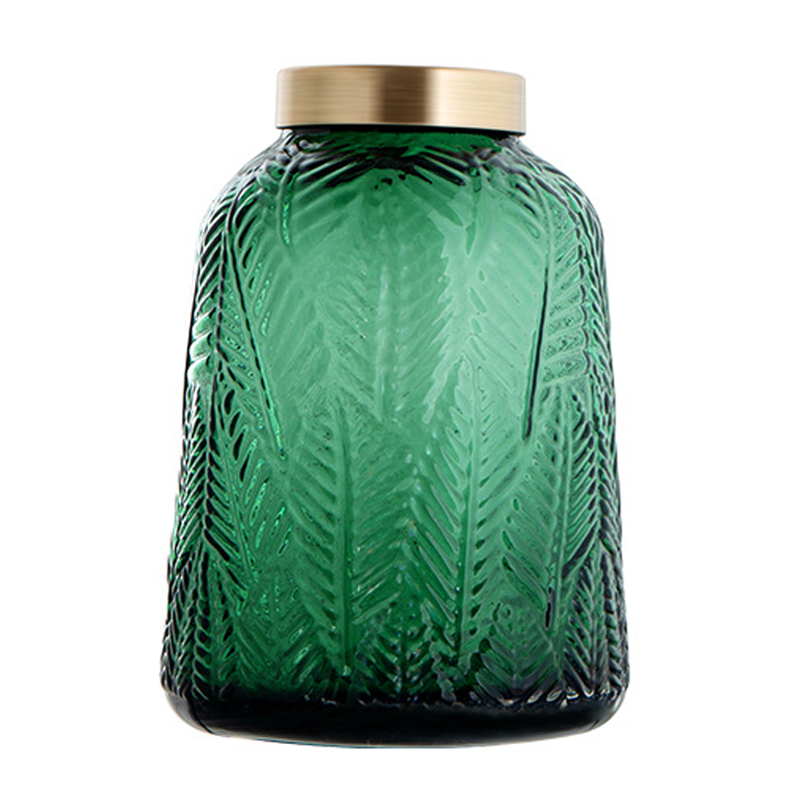  Emerald Vase Golden Throat high     -- | Loft Concept 
