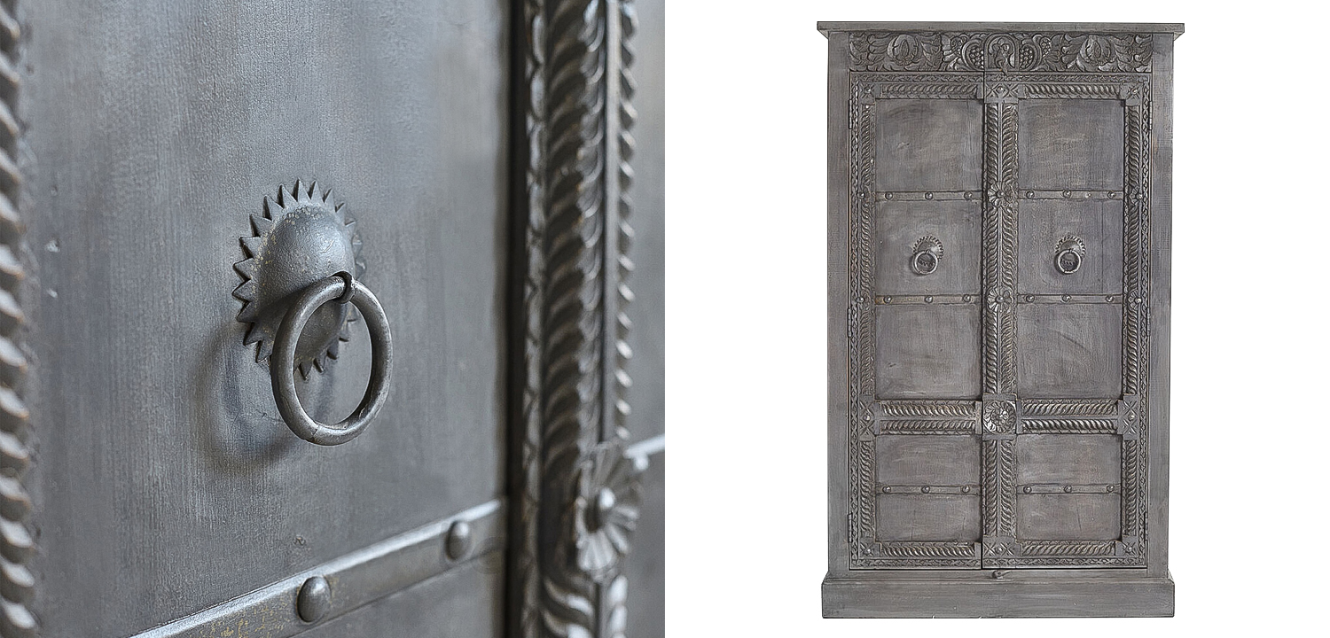 Шкаф Sudarshan Grey Mango Wardrobe - фото