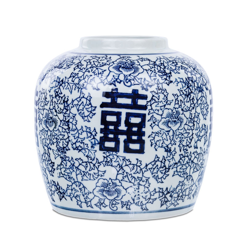   Blue & White Ornament Vase    -- | Loft Concept 