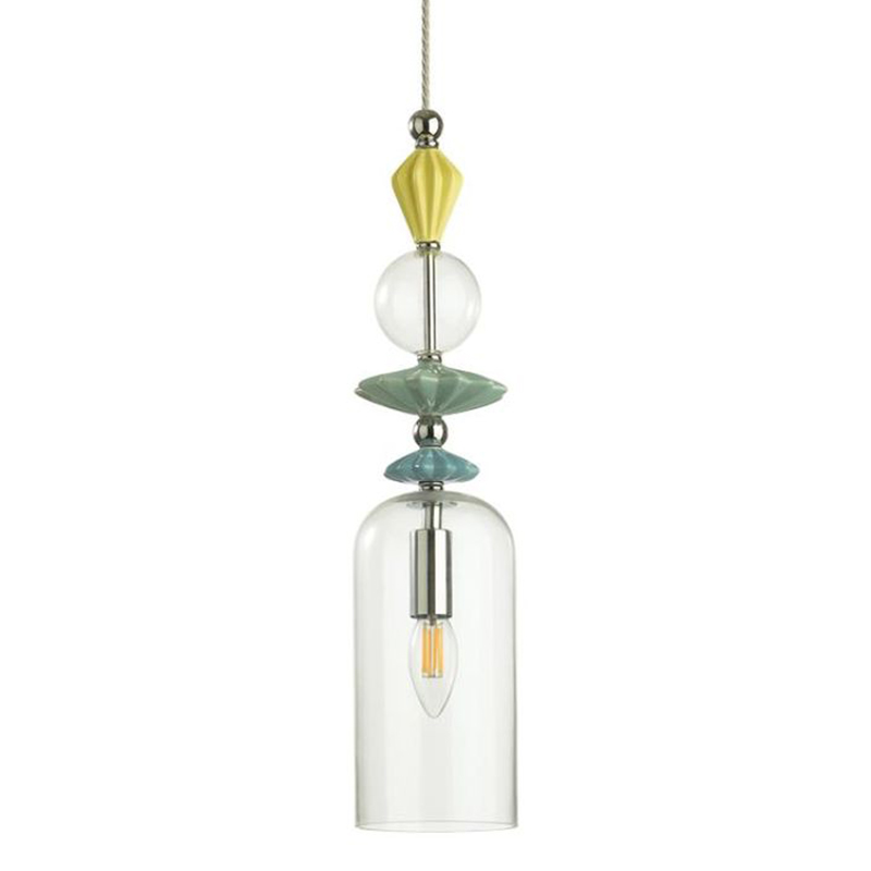   Iris Glas hanging lamp candy C chrome          -- | Loft Concept 