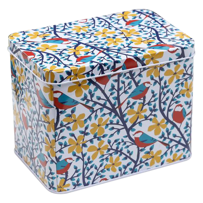 Шкатулка металлическая Birds and Bloom Colorful Metal Tea Box Мульти Шкатулка металлическая Birds and Bloom Colorful Metal Tea Box Мульти в Ростове-на-Дону | Loft Concept