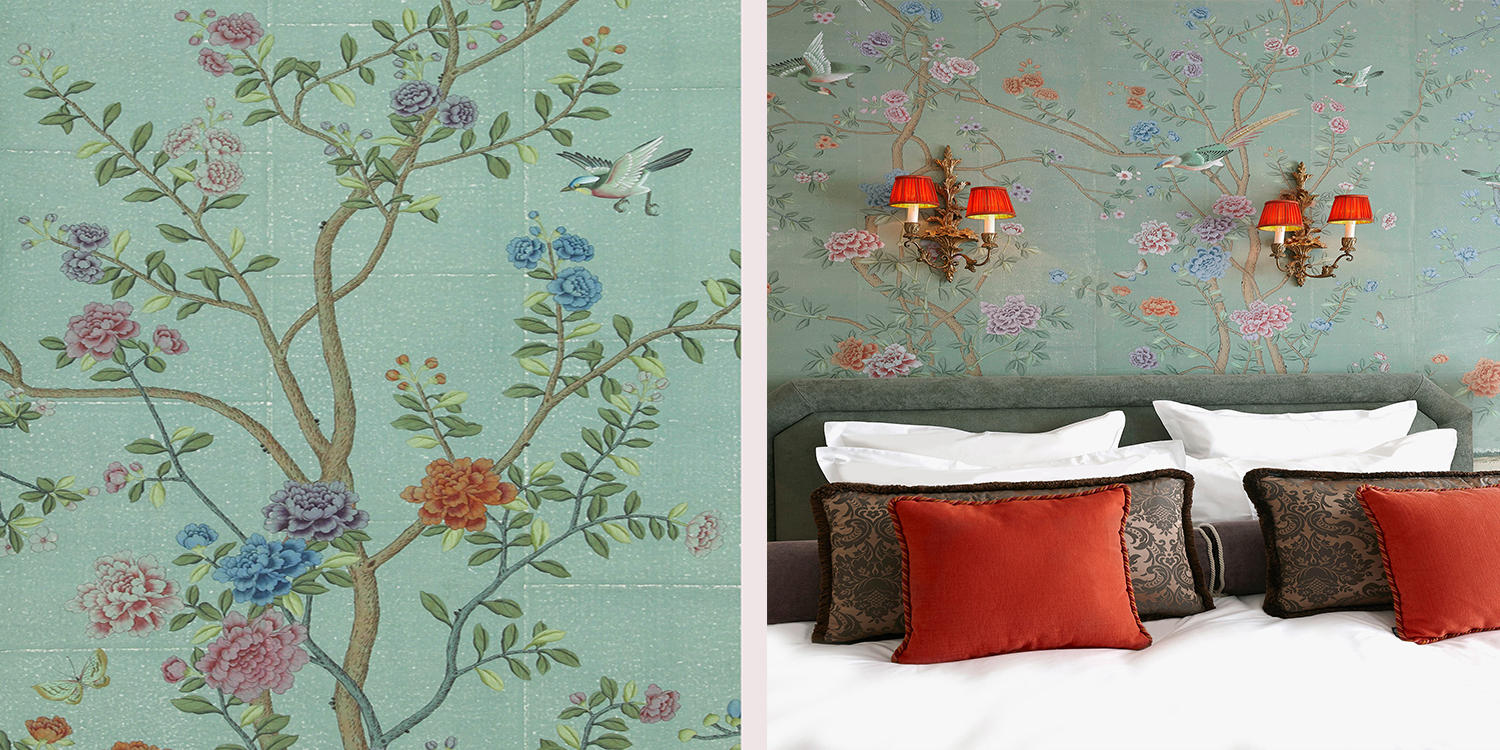 Обои ручная роспись Earlham Ice Blue - фото №1