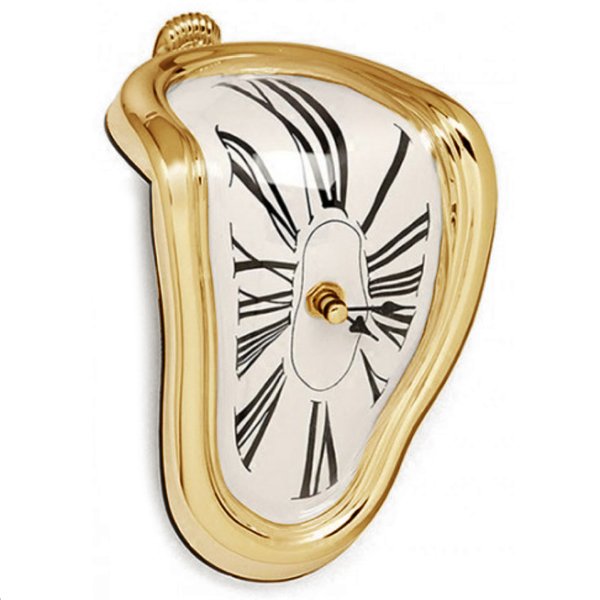  Salvador Dali Soft Clock Gold    -- | Loft Concept 