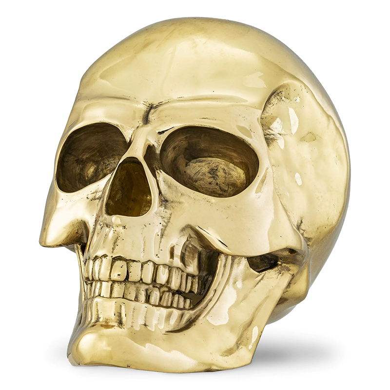 Статуэтка Philipp Plein Gold Skull Element Золотой в Ростове-на-Дону | Loft Concept 