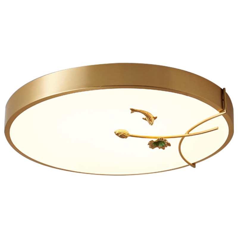    Gold Fish Round Ceiling Lamp      -- | Loft Concept 