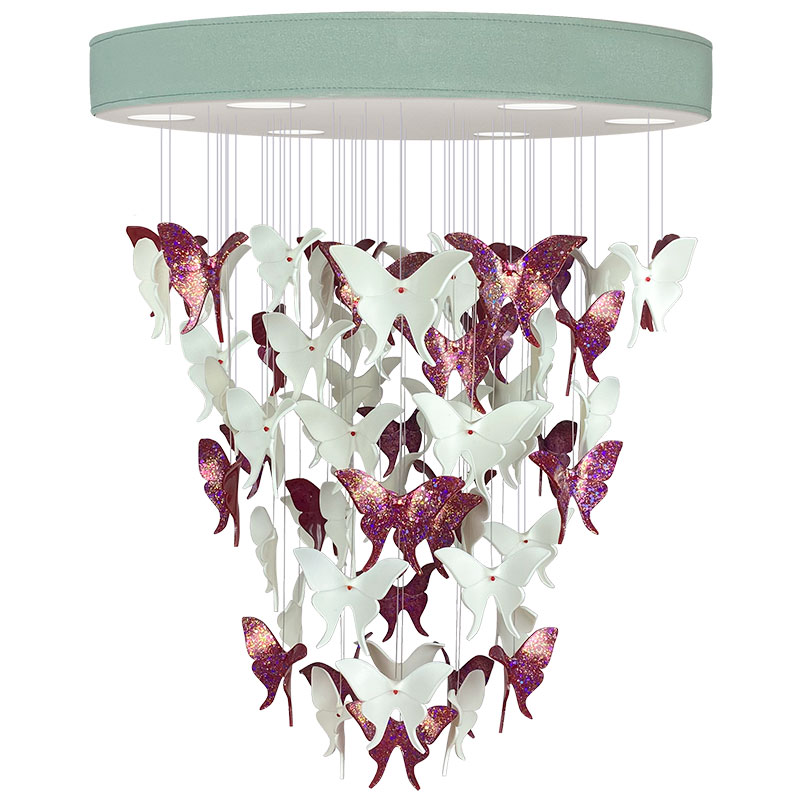    -  Night Butterflies Chandelier Pink     -- | Loft Concept 