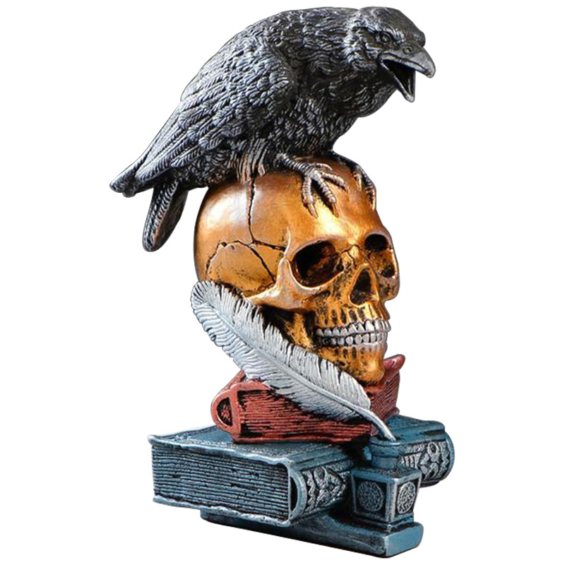  Raven and Skull    (Gray)  -- | Loft Concept 