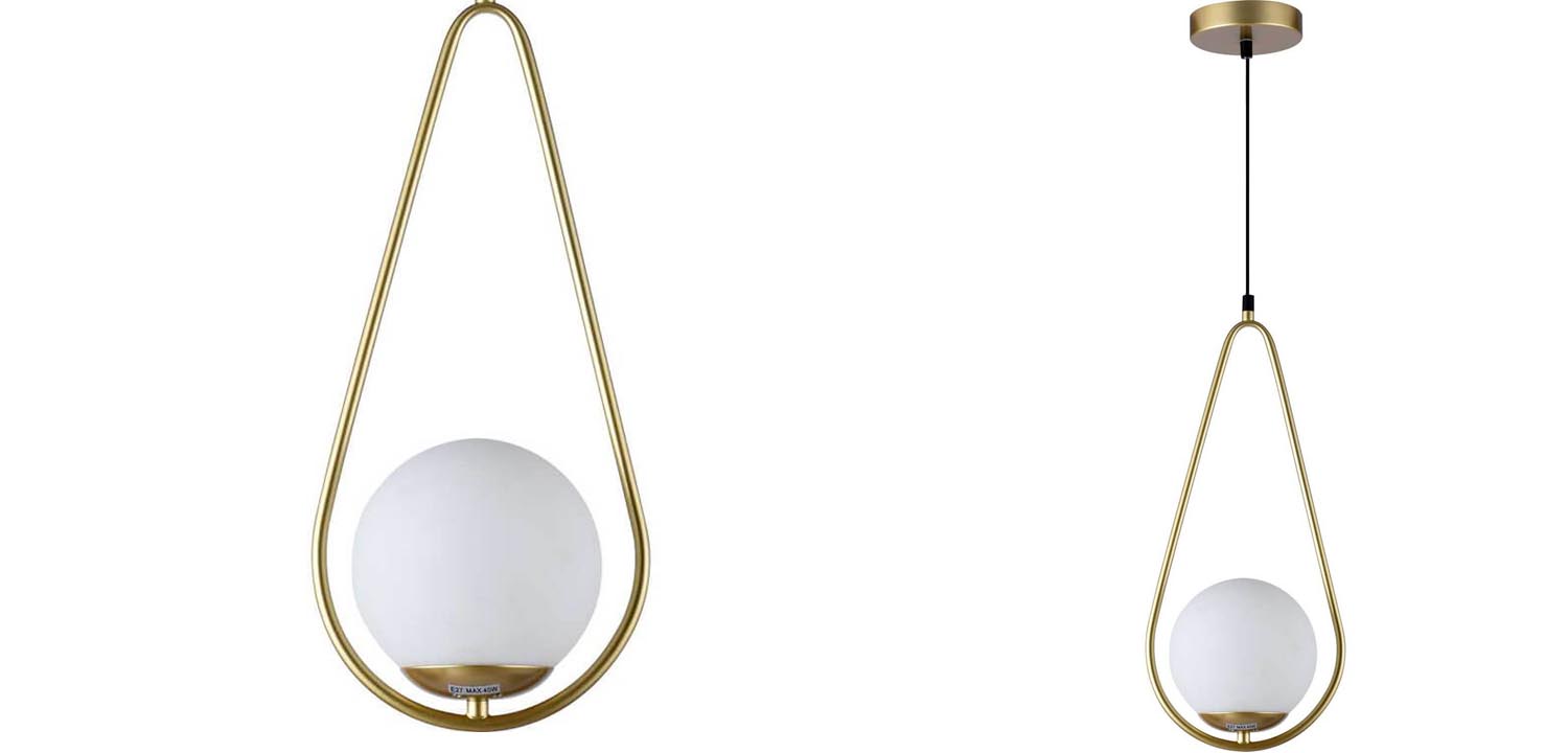 Подвесной светильник B.LUX C Ball gold 15 - фото