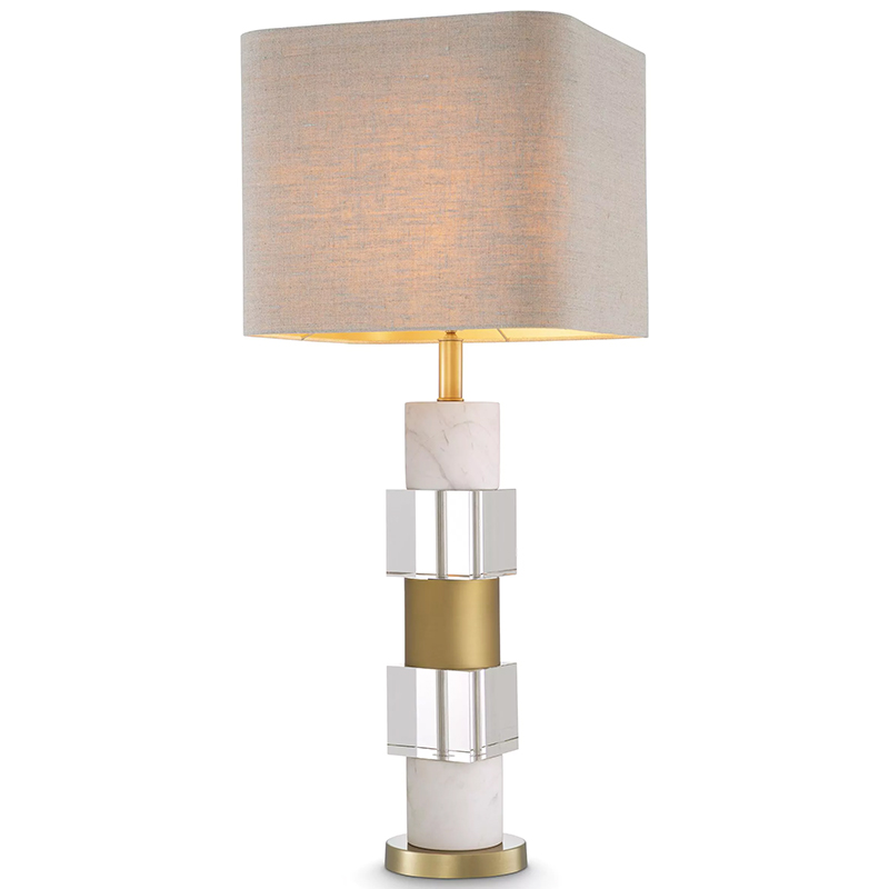   Eichholtz Table Lamp Cullingham White Marble     Bianco -   -- | Loft Concept 