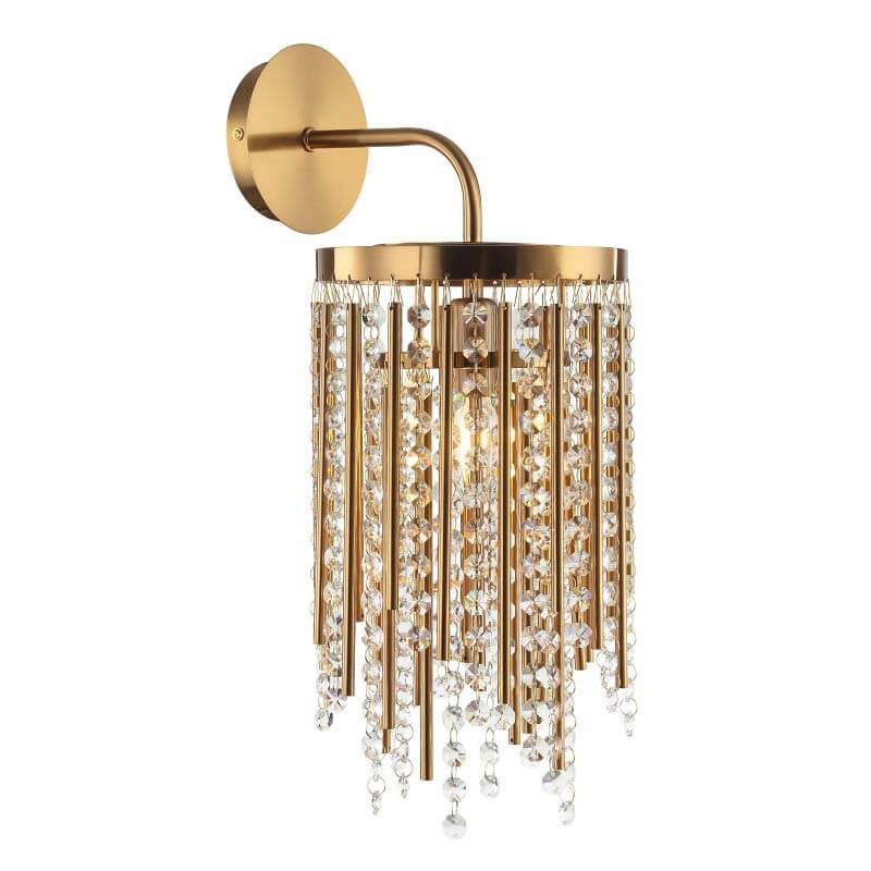  Crystal Wind Chimes Bronze Wall Lamp    -- | Loft Concept 