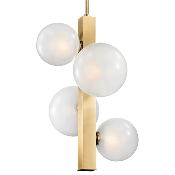   Hudson Valley Hinsdale Pendant In Aged Brass   -- | Loft Concept 