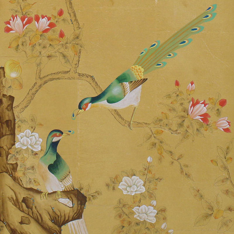   Japanese Garden Original colourway on Sienna Earth India tea paper   -- | Loft Concept 