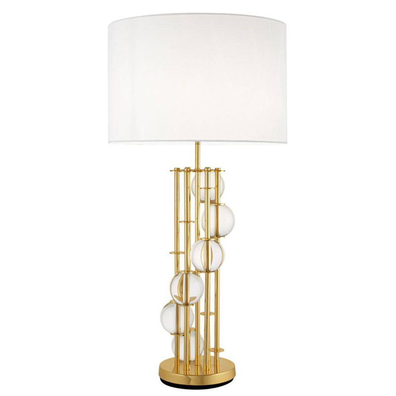   Eichholtz Table Lamp Lorenzo Gold & white     -- | Loft Concept 