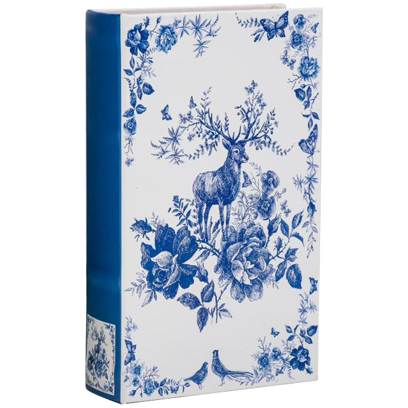 -   Deer and Blue Flowers Book Box    -- | Loft Concept 