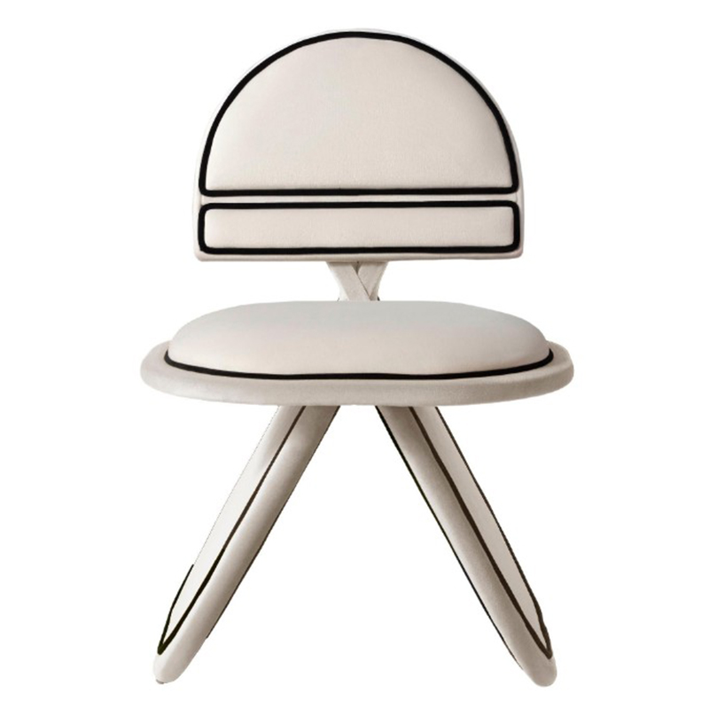   Chair Armchair Velvet Grey Dovain Studio Design Sergio Prieto Deco Upholstered   -- | Loft Concept 