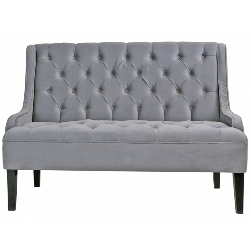  Folket Sofa velour gray  (Gray)  -- | Loft Concept 