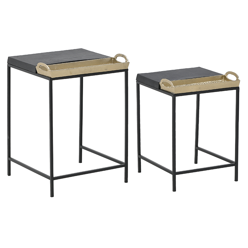   2-     Riyad Salver Side Tables    -- | Loft Concept 